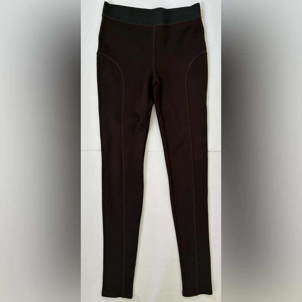 Michael Kors Stretch Pants Leggings Riding Pants Chocolate Brown size XS S
